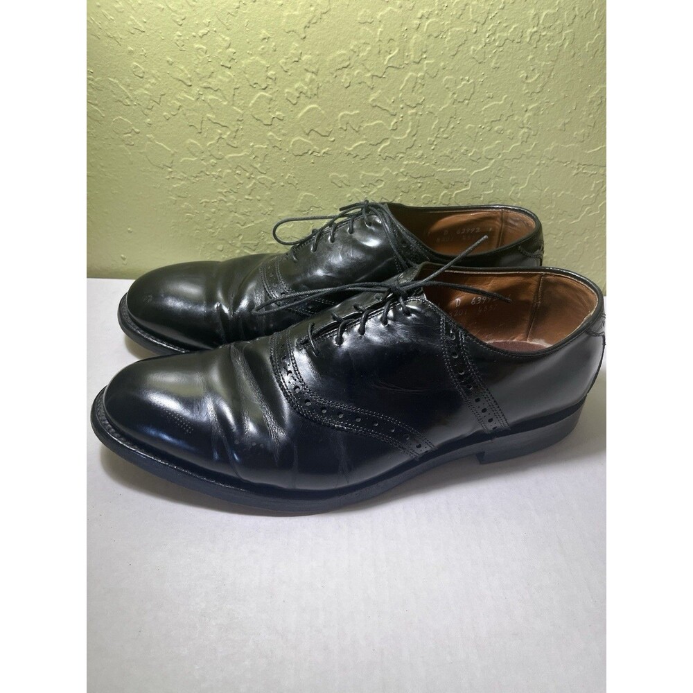 Men's Allen Edmonds POLO Black Dress Shoes size 11D Edmunds 63992 8201 4559